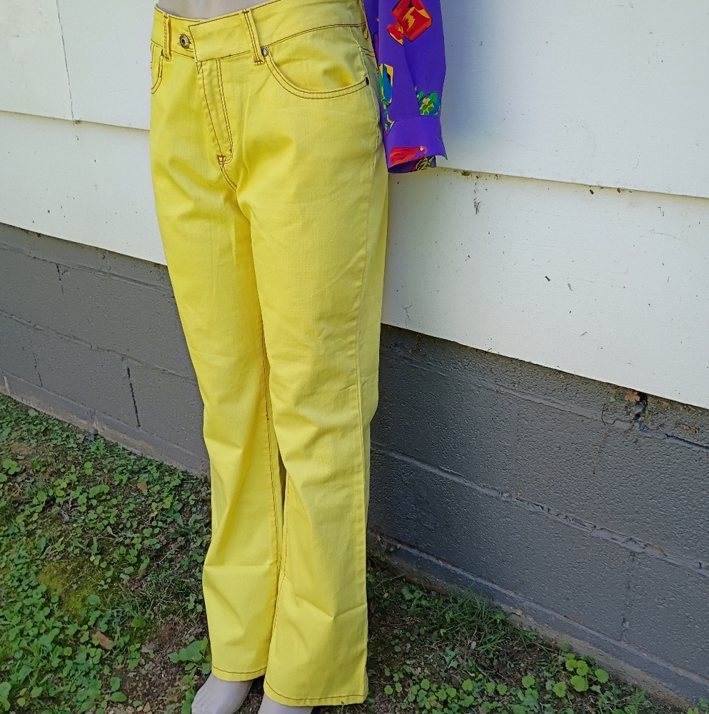 Vintage Yellow Jeans